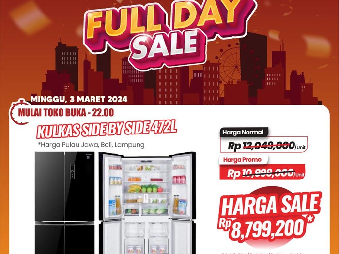 Transmart Full Day Sale-Kulkas