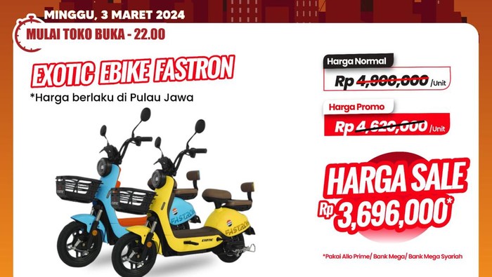 Transmart Full Day Sale-Sepeda listrik