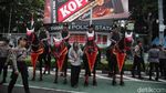 Pasukan Polisi Berkuda Jadi Primadona di CFD Bundaran HI