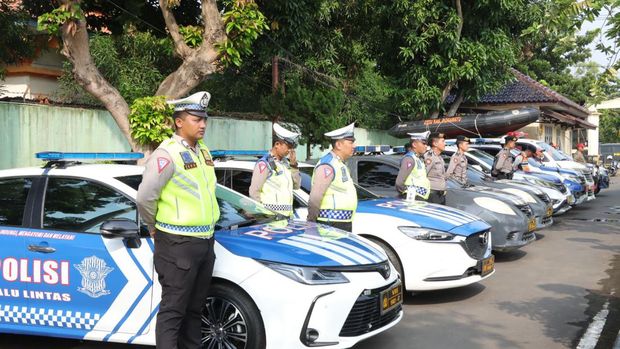 Apel Operasi Keselamatan Lodaya 2024 di Indramayu