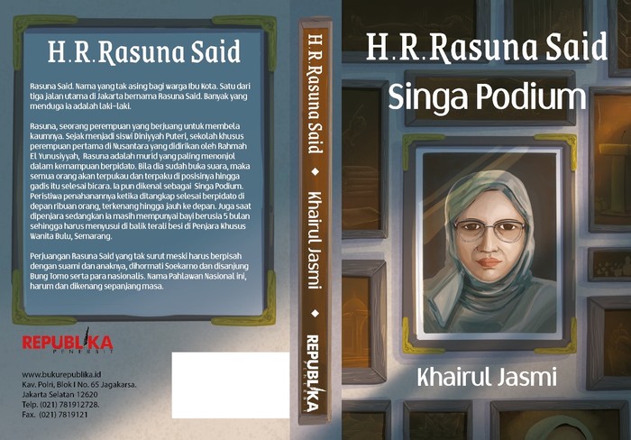 Cover Novel baru KJ tentang HR Rasuna Said. (Istimewa)