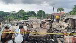 Potret Kebakaran Puluhan Kamar Kos di Denpasar