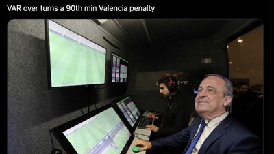 Meme di Mestalla: Real Madrid Sempat Diledek Real VARdrid, Akhirnya...