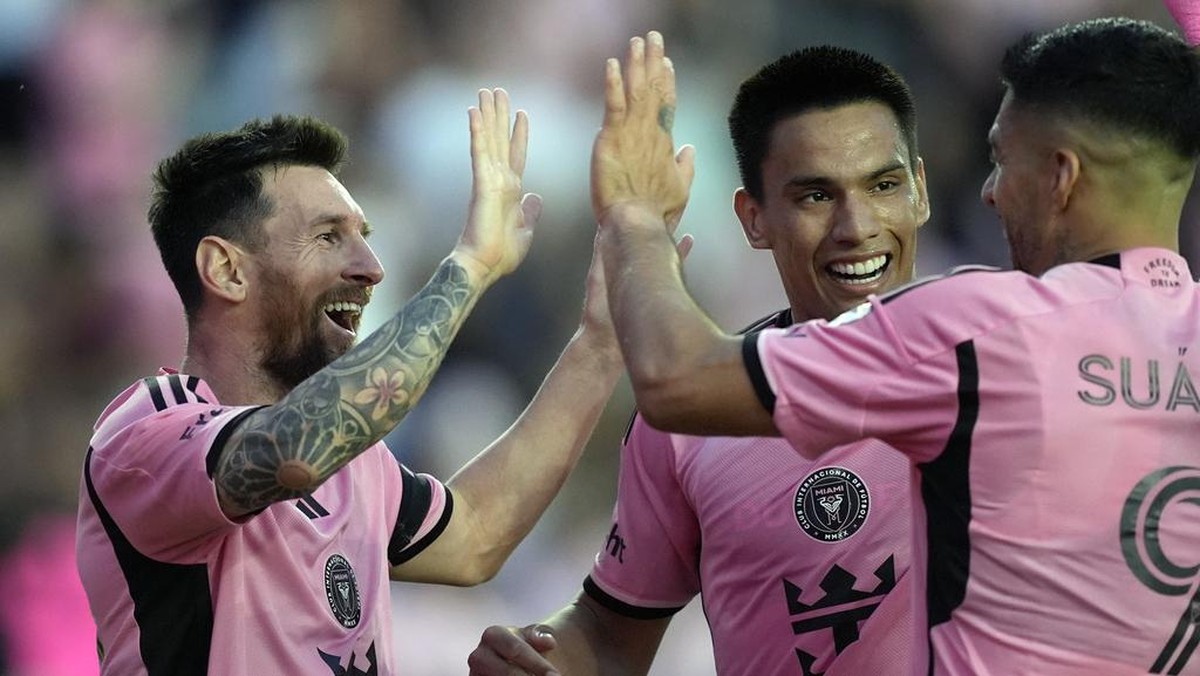 Lionel Messi menegaskan Inter Miami tampil komplet saat melawan Orlando City. (Foto: AP/Rebecca Blackwell)