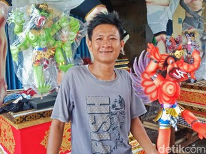 Ogoh-Ogoh Mini di Karangasem Laris Jelang Nyepi, Termahal Rp 9,5 Juta