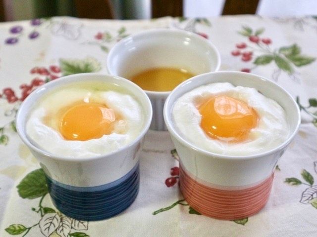 puding telur mentah