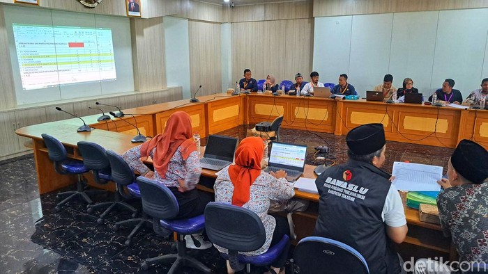 Ruang ICU di lokasi rekapitulasi hasil pemilu di Sukabumi