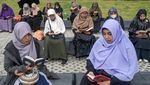 Sambut Ramadan, Warga Palu Tilawah Bersama di Taman