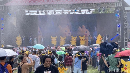 Suasana Pikachus Indonesia Journey’ di BALI, pada Minggu (3/3/2024) di Denpasar. (Siti Mu’amalah)