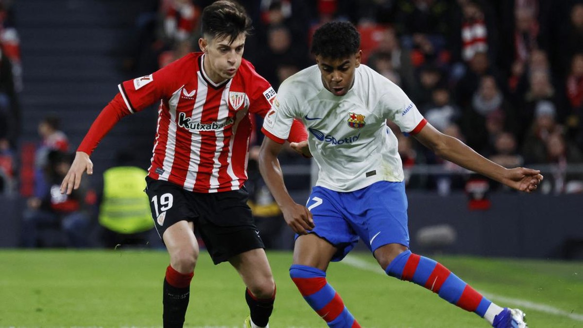 Athletic Bilbao vs Barcelona berakhir imbang 0-0 (Foto: REUTERS/Vincent West)