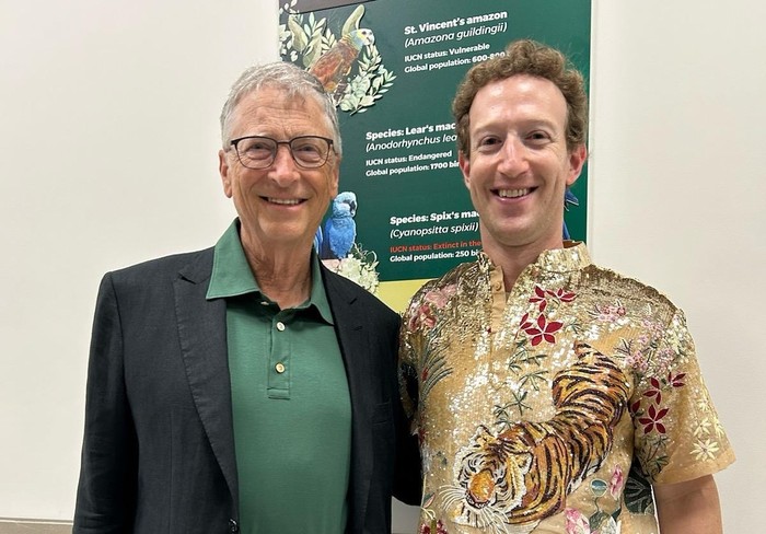 Bill Gates dan Mark Zuckerberg