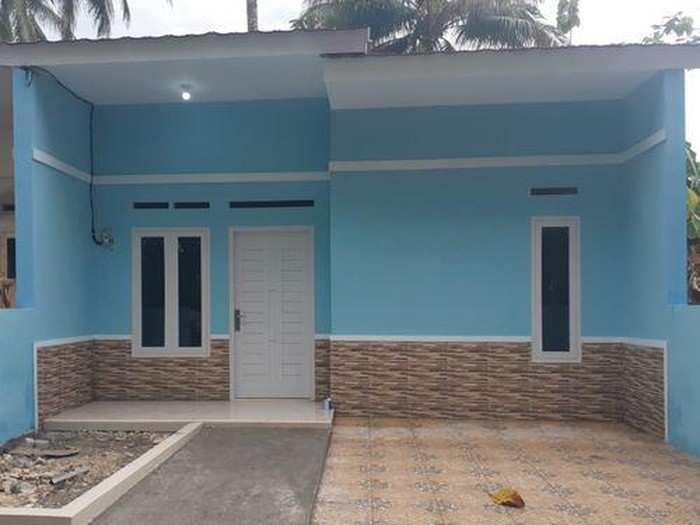 Tampilan depan rumah di Graha Artha Pajaten