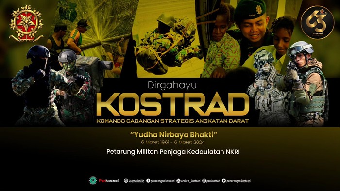 HUT ke-63 Kostrad 2024