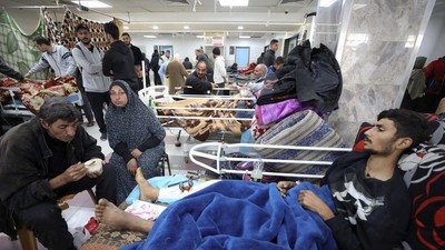 Potret RS Al Shifa di Gaza yang Penuh Pasien