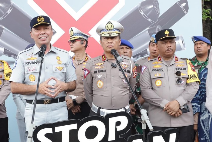Jasa Raharja bareng  Korlantas Polisi Republik Indonesia menggelar pencanangan Aksi Keselamatan Jalan sekaligus Apel Gelar Pasukan dalam rangka Operasi Keselamatan 2024.