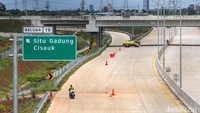 Tol Serpong-Balajara seksi 1B belum dapat dipastikan waktu operasionalnya karena masih ada pekerjaan.