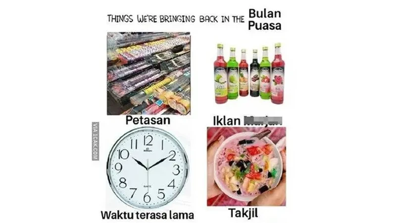 Alhamdulillah, sebentar lagi bulan suci Ramadhan akan datang. Berikut ini meme pertanda bulan puasa sudah dekat. Btw, sudah puasa ganti belum?