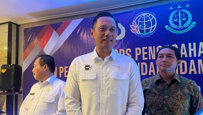 Menteri ATR/BPN Agus Harimurti Yudhoyono.