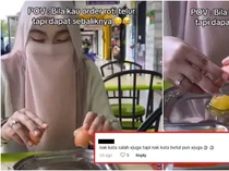 Ngakak! Pesan Roti Telur, Wanita Ini Malah Dapat Telur Mentah