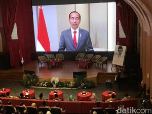 Jokowi Beri Ucapan Selamat atas Peluncuran Buku Haedar Nashir Lewat Video