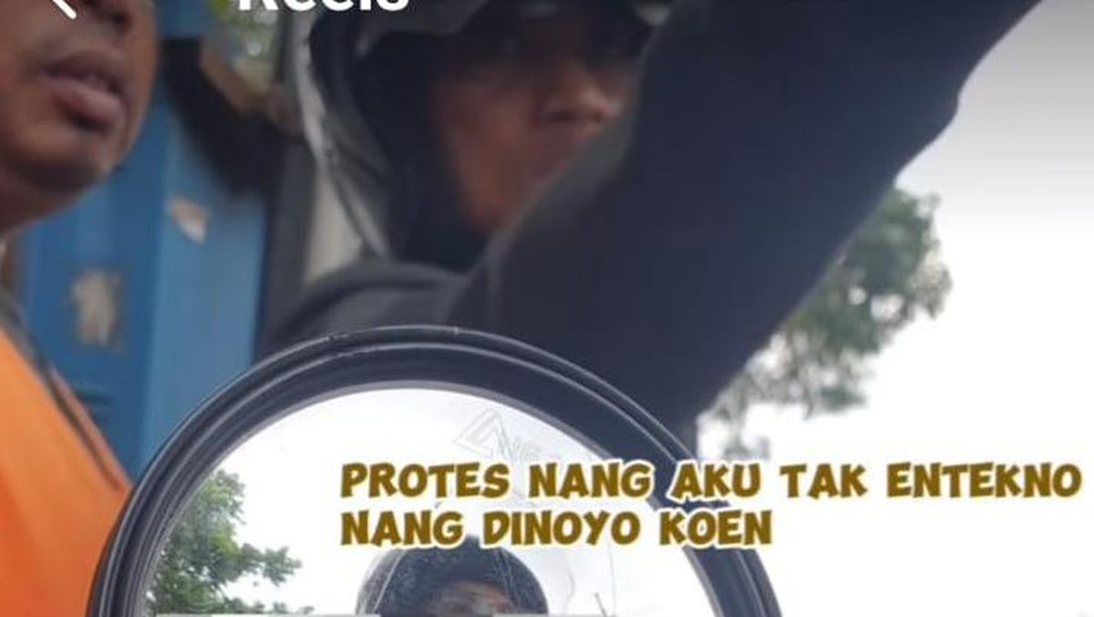 Viral Biker Ngamuk Saat Ditegur Merokok Sambil Berkendara di Kota Malang