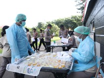 210 Anggota Polda NTT Dites Urine Dadakan, Ini Hasilnya