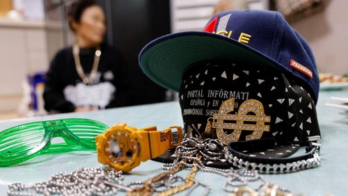 Park Jeom-sun, 81, the leader of the granny rap group 