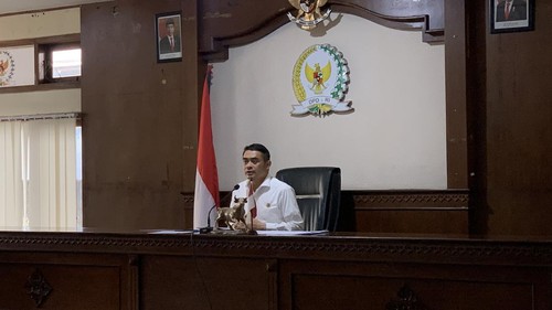 Arya Wedakarna di kantor DPD RI Provinsi Bali, Denpasar.