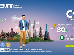 Yuk Serbu Tiket Mudik Lebaran di Online Travel Fair BRI & Citilink