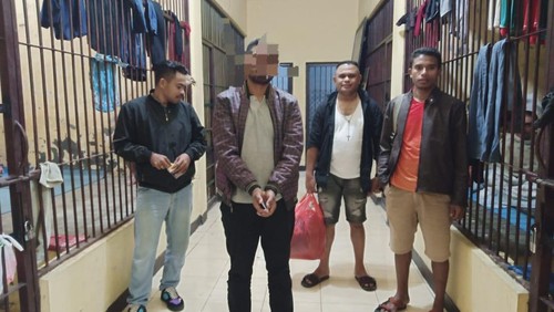 Engelbertus Lowa Soda (27), seorang frater atau calon pastor dijebloskan ke sel tahanan Polres Ngada, Senin (4/3/2024) pagi. (Dok. Humas Polres Ngada)