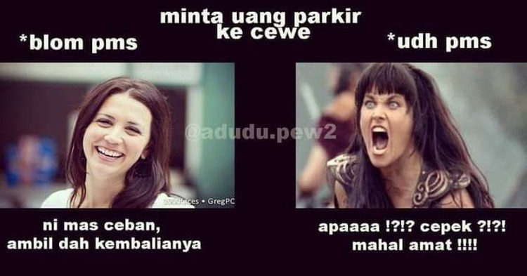 Ketika PMS, cewek bisa berubah jadi sangat galak. Mending jangan cari gara-gara kalau tetap mau aman sentosa.