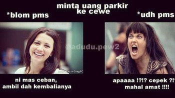 Belum PMS, royalnya bagai Sultan Andara. Foto: Instagram/adudu.pew2  