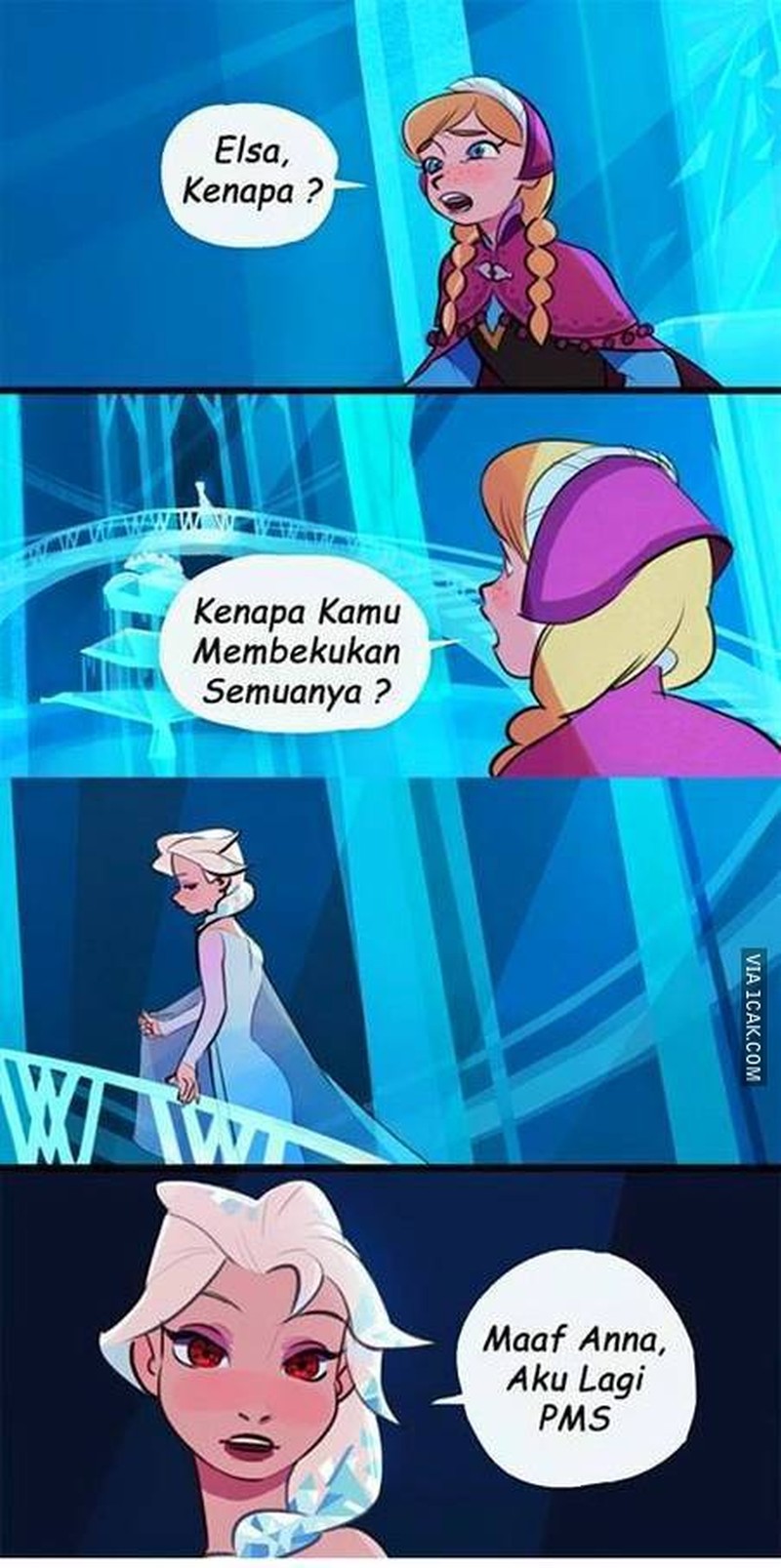 Ketika PMS, cewek bisa berubah jadi sangat galak. Mending jangan cari gara-gara kalau tetap mau aman sentosa.