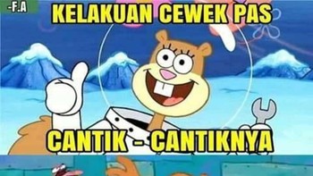 Ini gambaran cewek sebelum PMS dan saat PMS. Foto: Facebook/MemeAndRageComicIndonesia  