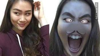 Sebelum dan sesudah PMS. Foto: 1cak  