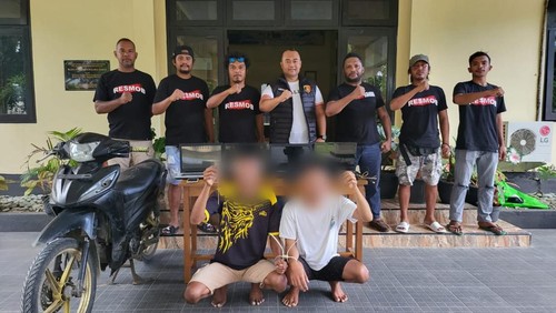 Dua terduga pelaku pencurian di rumah kosong di Labuan Bajo, Manggarai Barat, NTT, ditangkap Polisi (Dok Polres Manggarai Barat)