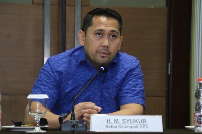 Ketua kelompok DPD di MPR, M. Syukur