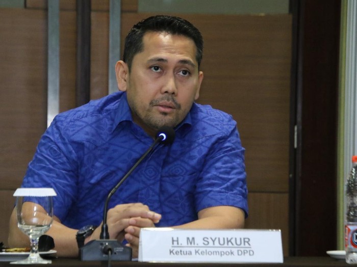 Ketua kelompok DPD di MPR, M. Syukur
