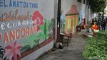 Kreatifitas Mempercantik Taman Kota di Pancoran Jaksel