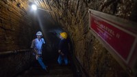 Lubang tambah batubara yang menjadi objek wisata itu kini bisa diakses mulai level I hingga ke level II yang baru dibuka sepanjang 60 meter.  