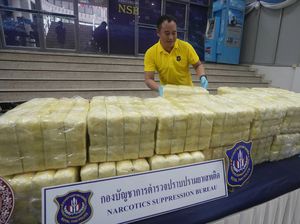 Polisi Thailand Kembali Sita 1,2 Ton Kristal Sabu