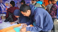 Setiap harinya dibuka untuk 100-an pemudik.  
