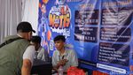 Potret Warga Serbu Pendaftaran Mudik Gratis di Tangerang