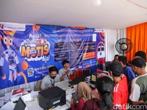 Potret Warga Serbu Pendaftaran Mudik Gratis di Tangerang