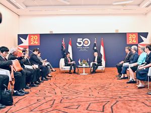 Momen Jokowi Hadiri Resepsi KTT Khusus ASEAN-Australia
