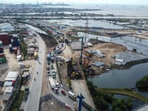 Gegara Banjir Rob, Jalan dan Jembatan Tol Semarang-Demak Ditinggikan