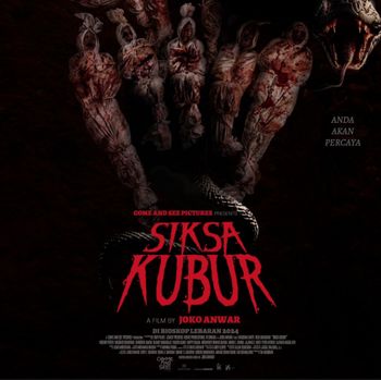 Cuplikan adegan film Siksa Kubur.