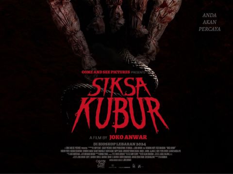 Cuplikan adegan film Siksa Kubur.