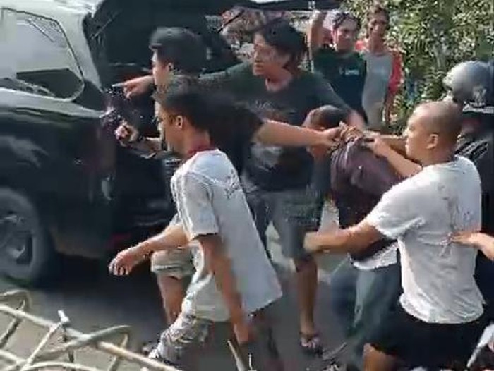 Tangkapan layar polisi tangkap maling motor  di Jalan Asta Kawalu Kota Tasikmalaya, Selasa (5/3/2024)