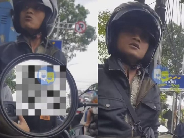 Viral pemotor marah-marah usai ditegur jangan merokok.